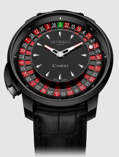 Jacob & Co casino tourbillon BLACK DLC TITANIUM replica watch CA100.21.AA.AA.A